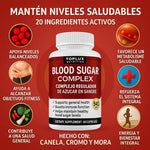 BLOOD SUGAR COMPLEX SUPLEMENTO+ ENVÍO GRATIS