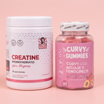 Pack Bienestar Femenino: Creatina Monohidratada + Curvy Gummies